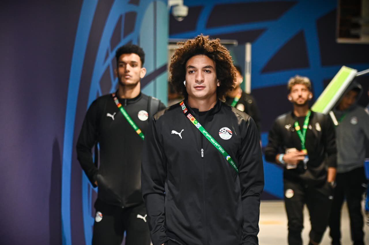 منتخب مصر يصل استاد لوسيل لمواجهة الإمارات بكأس العرب (صور)