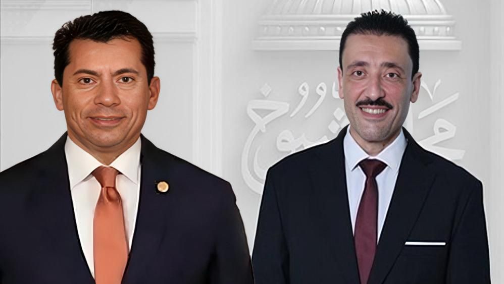 النائب محمد رزق يهنئ وزير الرياضة بفوزه برئاسة لجنة التربية البدنية والرياضة باليونسكو