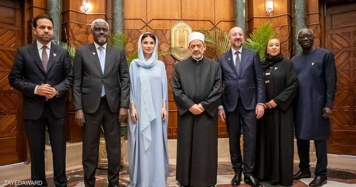 العالم اليوم - شيخ الأزهر يلتقي لجنة جائزة زايد للأخوّة الإنسانية بالقاهرة