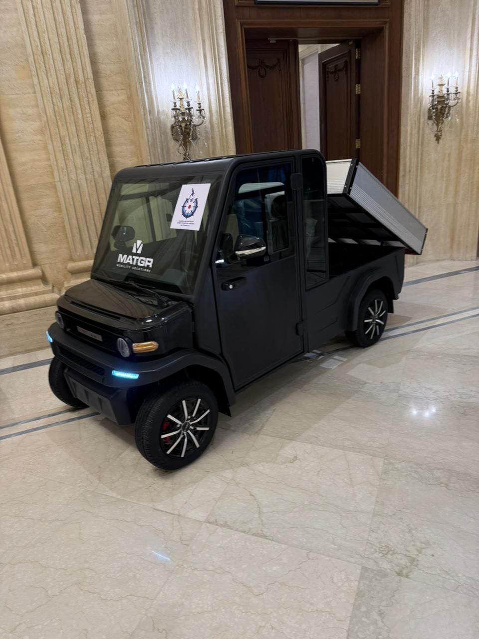 تفاصيل السيارة المصرية الكهربائية بمعرض البحوث: سرعتها 70 كم وبـ200 ألف جنيه