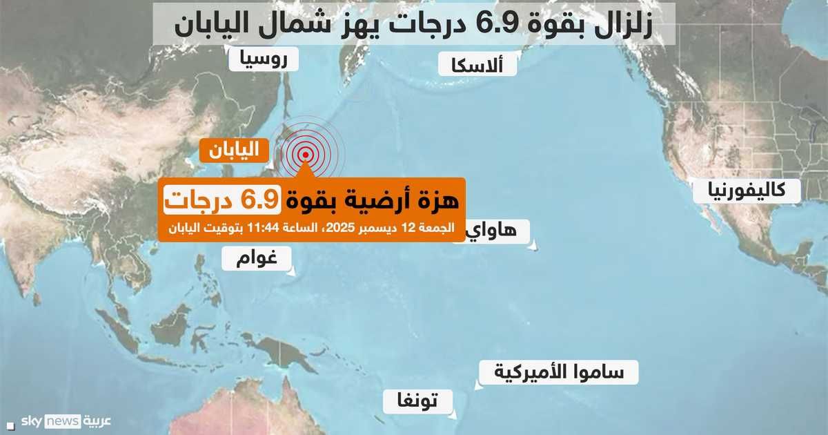 العالم اليوم - إلغاء تحذير تسونامي بعد هزة بقوة 6.9 درجة قبالة شمال اليابان