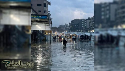 الأمطار الغزيرة تغرق خيام النازحين وتُصيب عدداً منهم في غزة