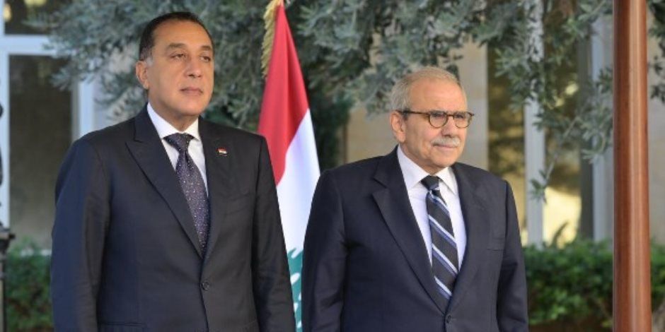 رئيس الوزراء من لبنان: تم الاتفاق على مشروعات مشتركة فى مجالات الغاز والكهرباء