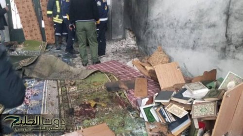 قتلى وإصابات جراء انفجار داخل مسجد في حمص