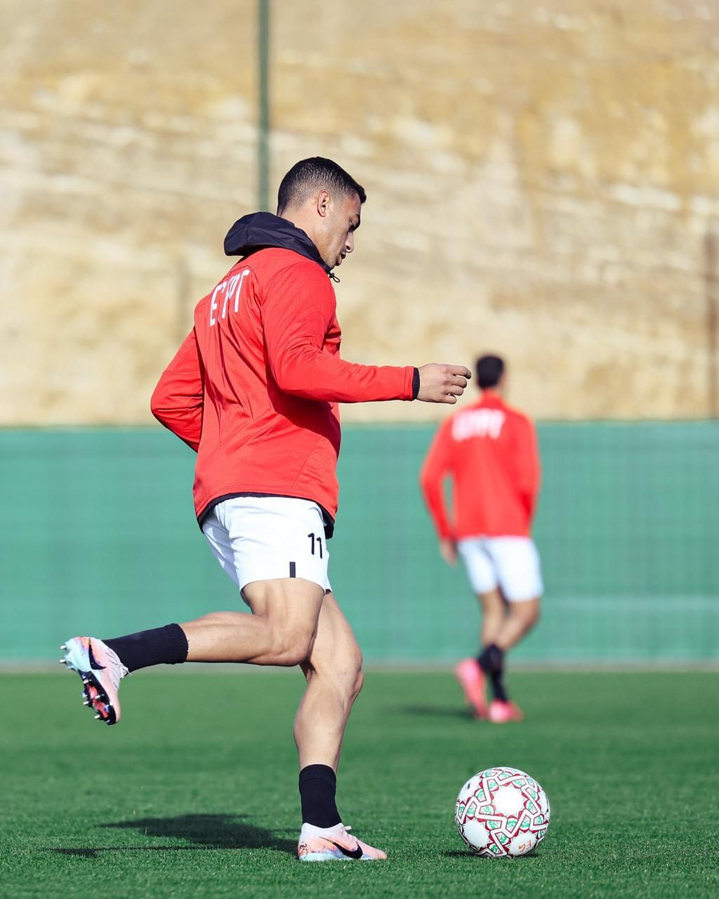 منتخب الفراعنة يختتم تدريباته استعدادا لمواجهة أنجولا غدا.. صور