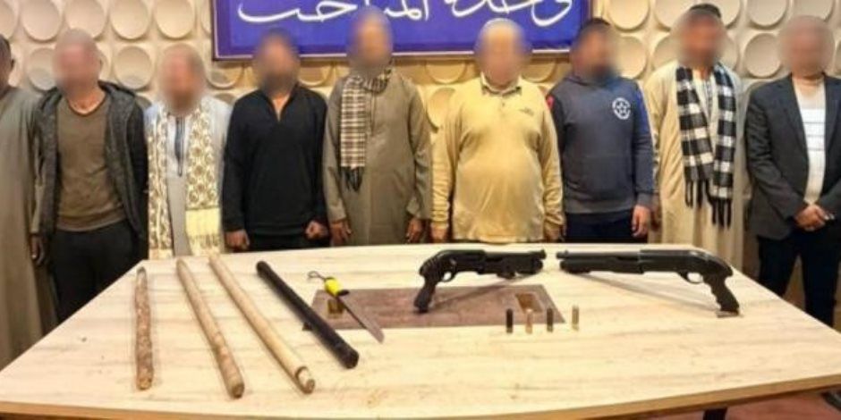 ضبط طرفي مشاجرة استخدموا أسلحة نارية وبيضاء بالقاهرة