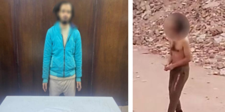 كشف ملابسات فيديو ترويح أحد المهتزين نفسياً للمواطنين مستخدماً سلاح أبيض بأحد الشوارع بالقاهرة