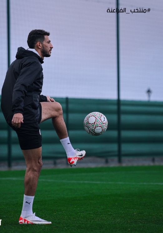 منتخب الفراعنة يخوض مرانه الرئيسى استعدادا لمواجهة بنين فى أمم أفريقيا (صور)