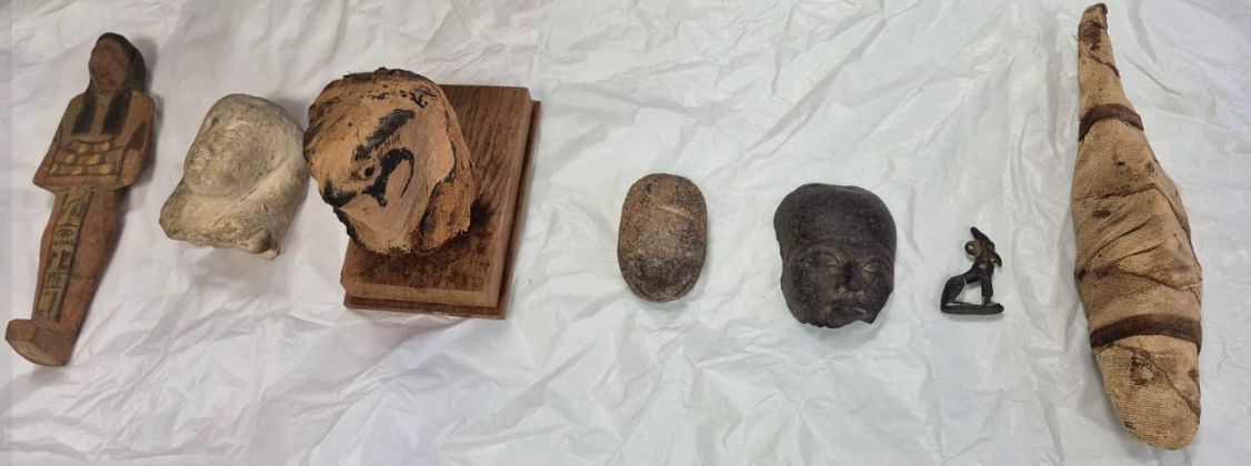 مصر تسترد 7 قطع أثرية من الولايات المتحدة الأمريكية.. صورة