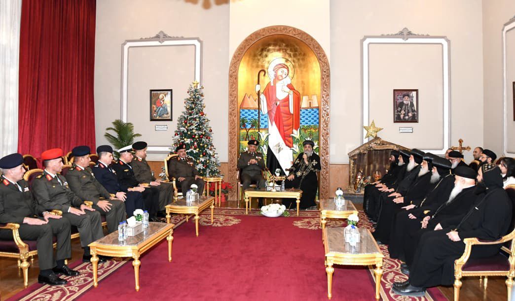 الفريق أول عبد المجيد صقر يهنئ البابا تواضروس الثانى بعيد الميلاد المجيدالإثنين، 05 يناير 2026 10:02 ص