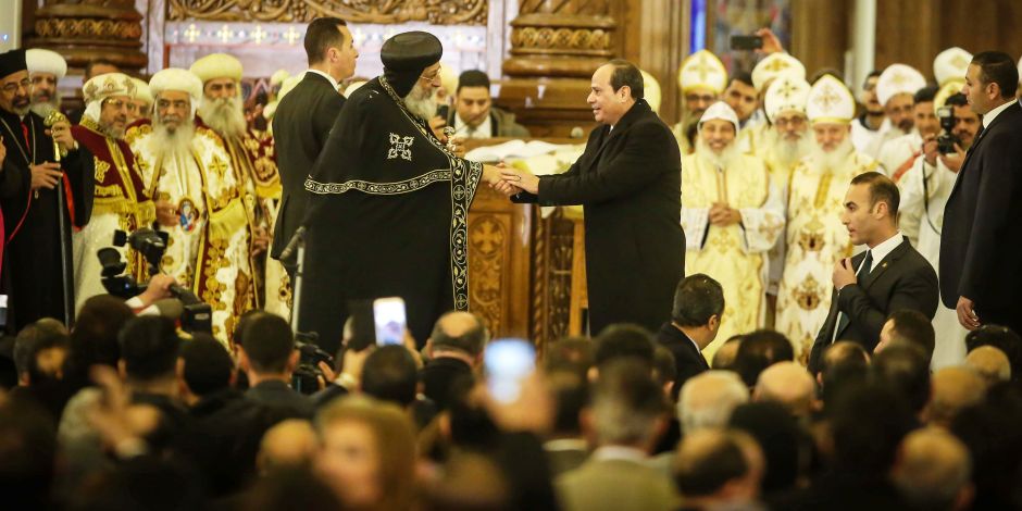 البابا تواضروس: نسعد دائما بحضور الرئيس السيسي للتهنئة بعيد الميلاد المجيد