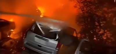 أخبار اليمن : حريق يلتهم "ورشة سيارات" في صنعاء