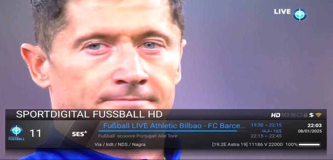 تردد قناة Sportdigital FUSSBALL الألمانية الناقلة لبطولة أفريقيا...