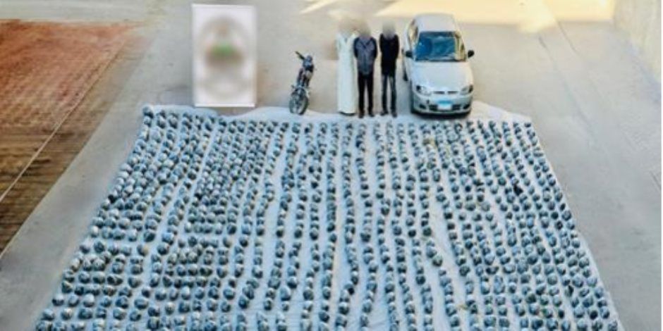 ضبط تشكيل عصابى شديد الخطورة بحوزتهم كميات كبيرة من المواد المخدرة قيمتها 100 مليون جنيه