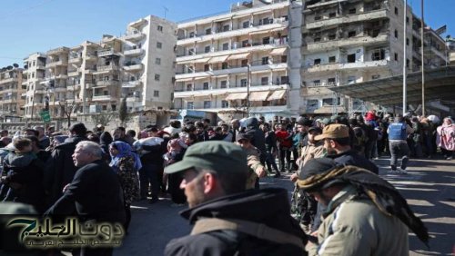 نزوح 155 ألف شخص من الشيخ مقصود والأشرفية بحلب