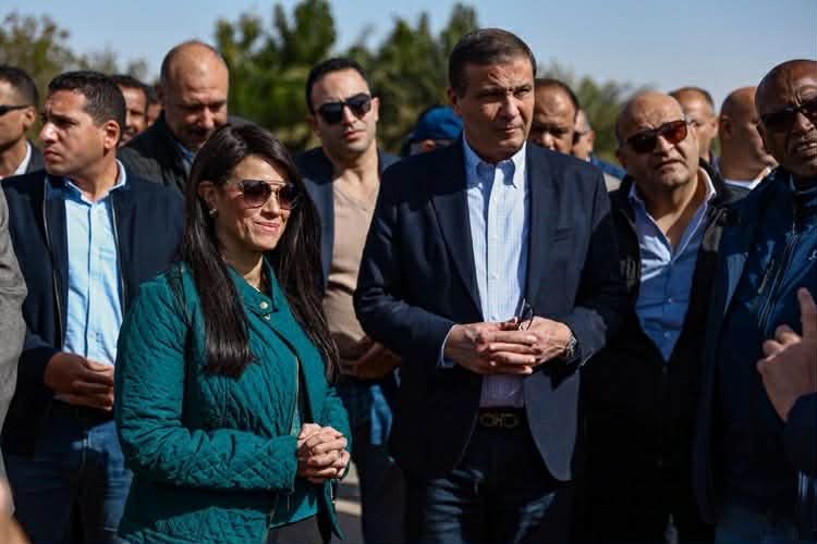 وزيرا التخطيط والزراعة ومحافظ أسوان يتفقدون أعمال المصرف الزراعي