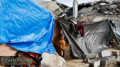 وفاة رضيع في غزة بسبب البرد القارس