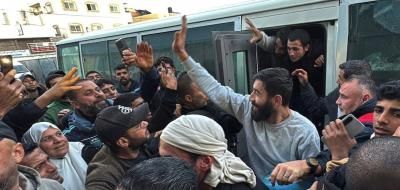 غزة.. وصول 12 أسيراً محرراً