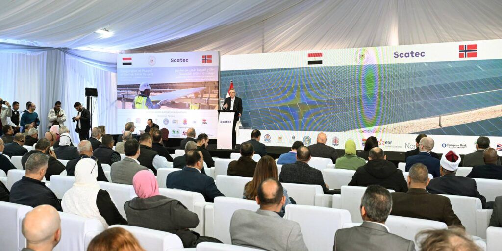 افتتاح المرحلة الأولى من مشروع “أوبيليسك للطاقة الشمسية” في نجع حمادي باستثمارات 600 مليون دولار