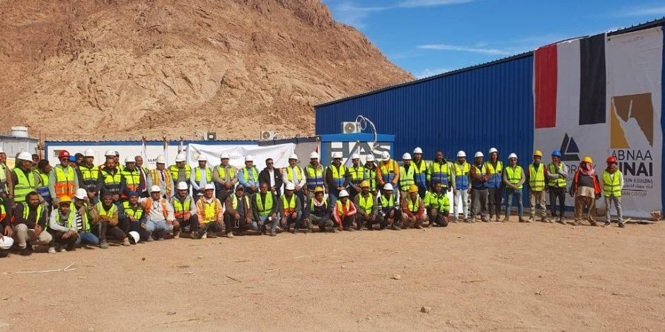 وزارة العمل تُطلق مبادرة «سلامتك تهمنا» بموقع مشروع التجلي الأعظم بسانت كاترين