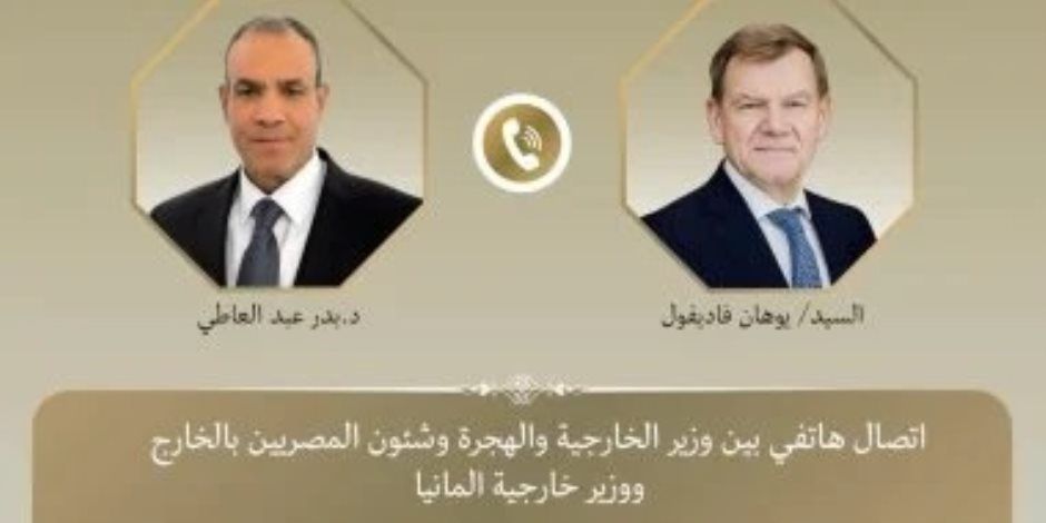 وزيرا خارجية مصر وألمانيا يبحثان تطورات الأوضاع في غزة