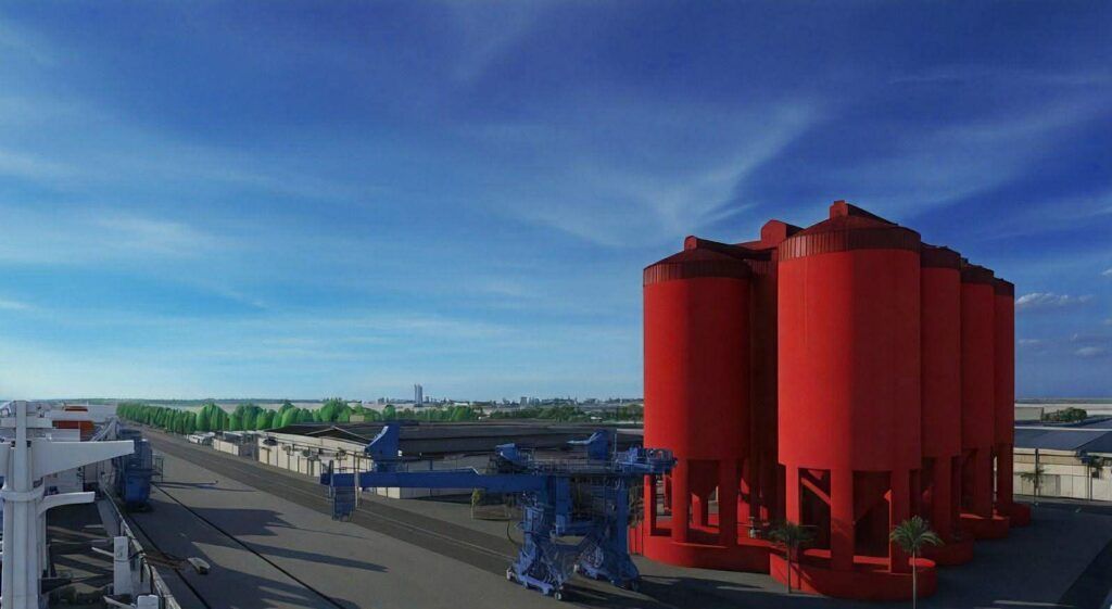 “سكاي بورتس” تستثمر 50 مليون دولار لإنشاء 8 صوامع لتصدير الأسمنت بشرق بورسعيد