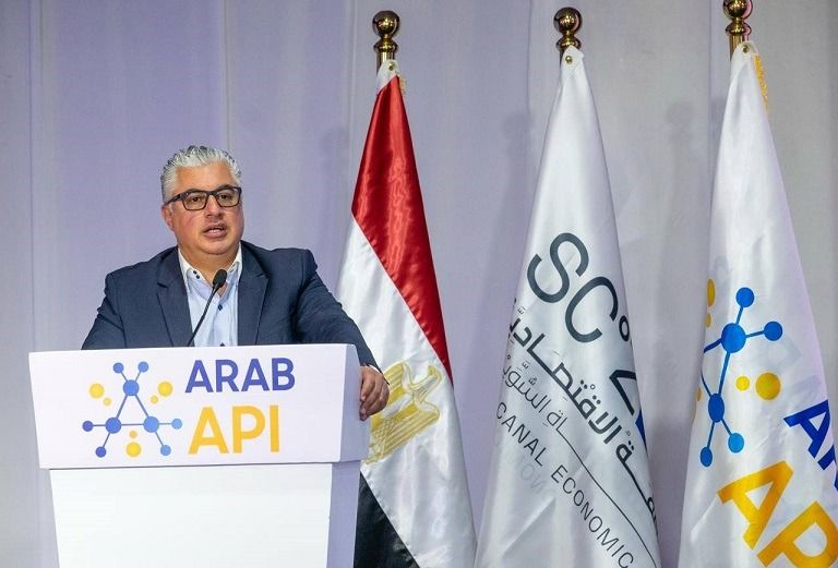 وضع حجر أساس مصنع “العربية للخامات الصيدلية” في السخنة باستثمارات 165 مليون دولار