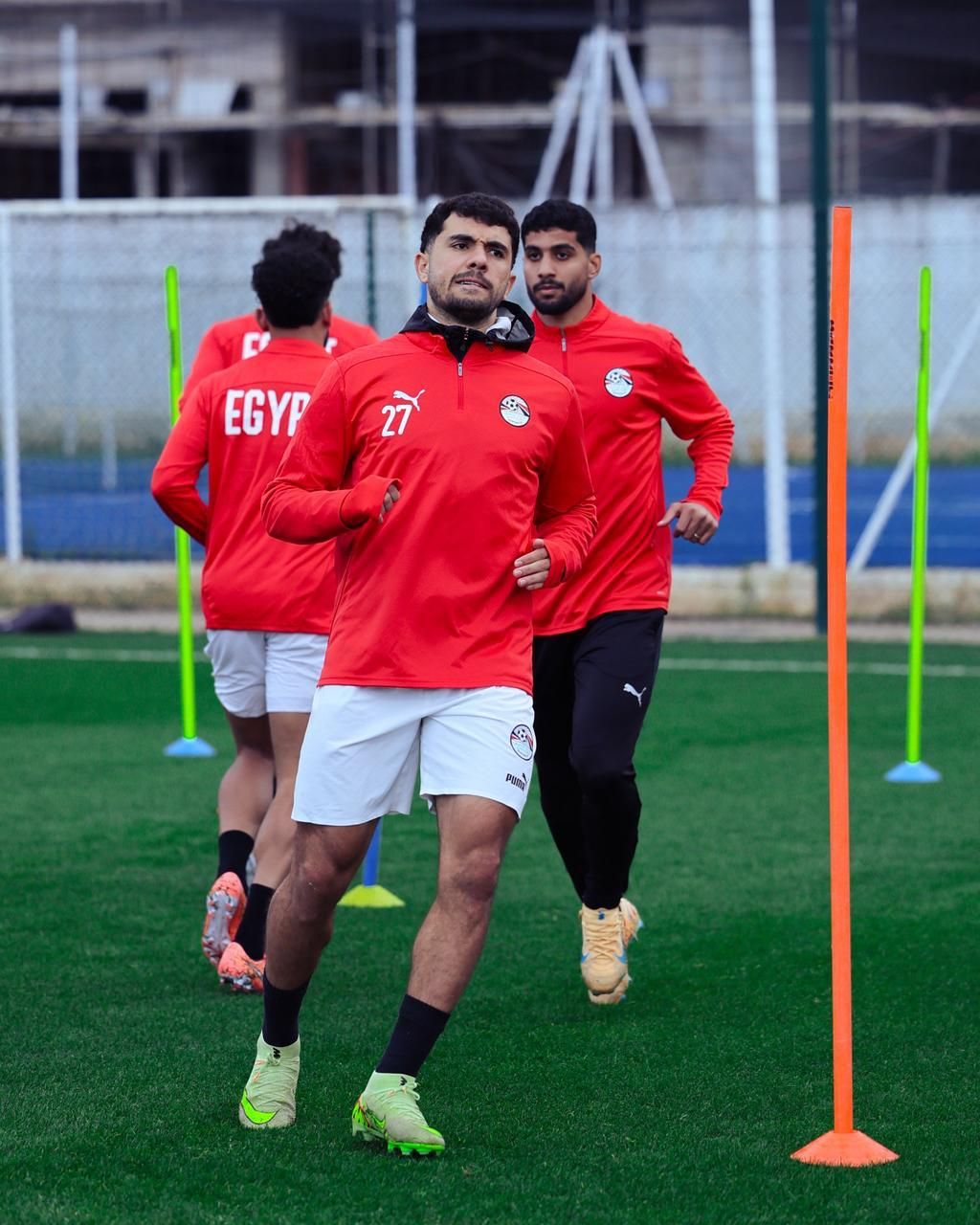 منتخب مصر يختتم استعداداته لمواجهة نيجيريا غدا فى كأس أمم أفريقيا (صور)