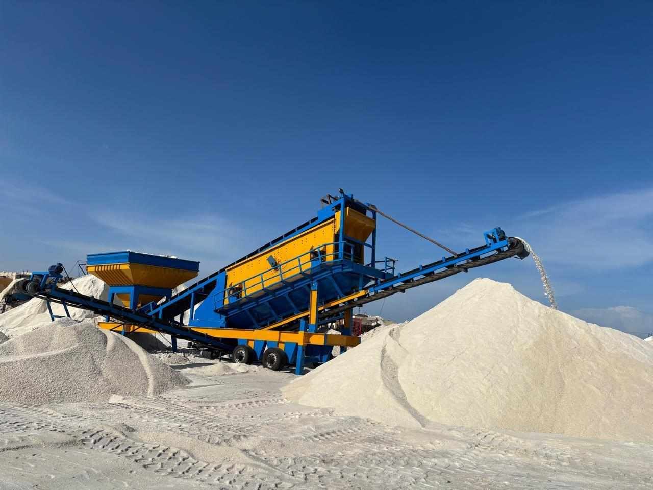 النصر للملاحات تصدر أكبر شحنة ملح مغسول في تاريخها عبر ميناء العريش الجديد