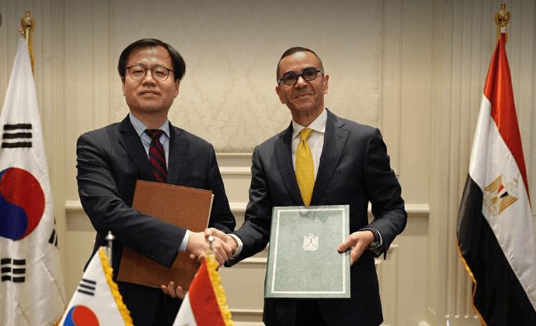 مصر وكوريا الجنوبية توقعان بيانًا مشتركًا لاتفاقية الشراكة الاقتصادية الشاملة
