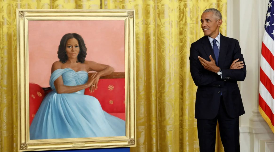 باراك أوباما يرسل رسالة حب رومانسية لميشيل زوجته...