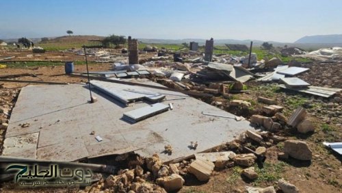 تهجير قسري لـ20 أسرة من تجمع شلال العوجا البدوي شمال أريحا