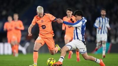 برشلونة يسقط أمام سوسيداد