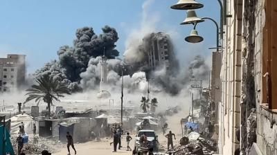 أخبار اليمن : 5 شهداء ونسف منازل وقصف شرقي غزة