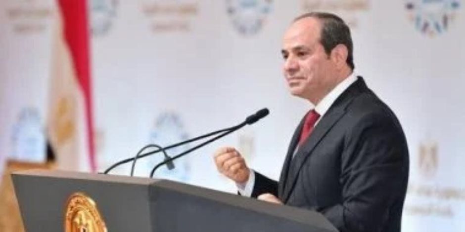 الرئيس السيسى يصل إلى مقر احتفالية عيد الشرطة الـ 74