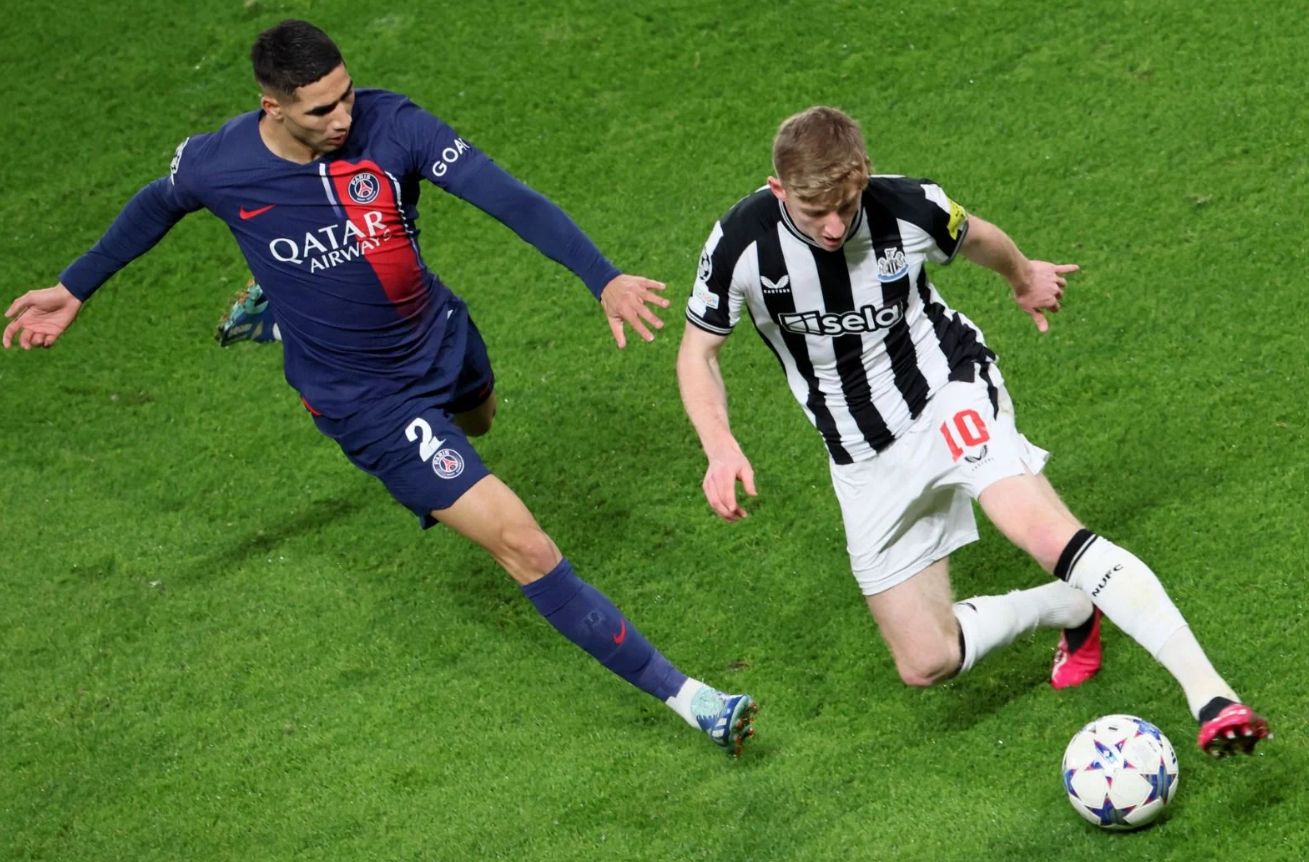 القنوات الناقلة لمباراة باريس سان جيرمان ضد نيوكاسل...