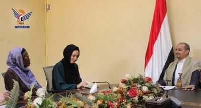 أخبار اليمن : ابو راس يلتقي المدير الإقليمي لمنظمة أطباء بلا حدود
