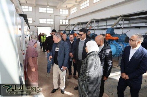 نائب رئيس الشركة القابضة للمياه يقوم بجولة تفقدية في محطة سرياقوس بمحافظة القليوبية