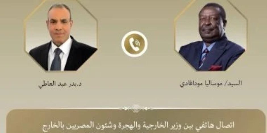 وزير الخارجية يبحث مع نظيره الكينى تعزيز التعاون بين البلدين