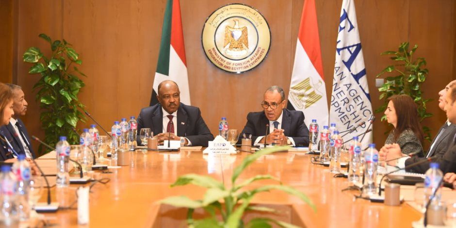 وزير الخارجية ونظيره السوداني يشاركان في احتفالية تكريم الفريق الطبي المصري المشارك في القافلة الطبية إلى السودان