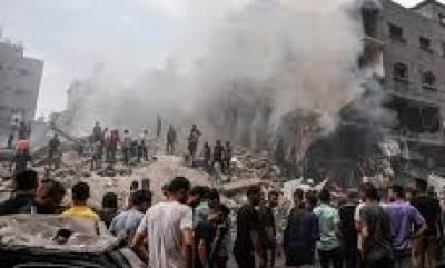 أخبار اليمن : شهداء وجرحى في غارات اسرائيلية على غزة