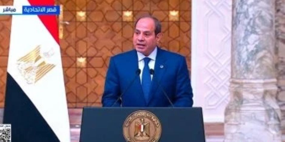 الرئيس السيسى: أمن الإقليم مسئولية جماعية ونرفض أى محاولات لتقسيم الصومال