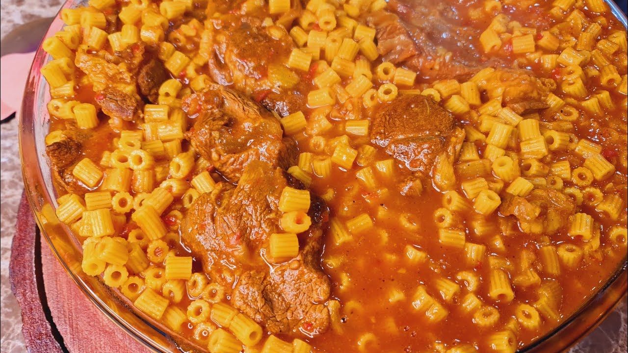 أكلة ليبية سريعة وسهلة.. طريقة عمل المبكبكة بالفراخ...