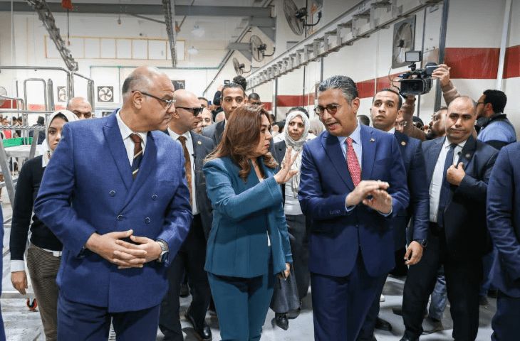 وزيرا التنمية المحلية والتموين ومحافظ القليوبية يفتتحون مجزر كفر شكر النصف آلي المطوّر