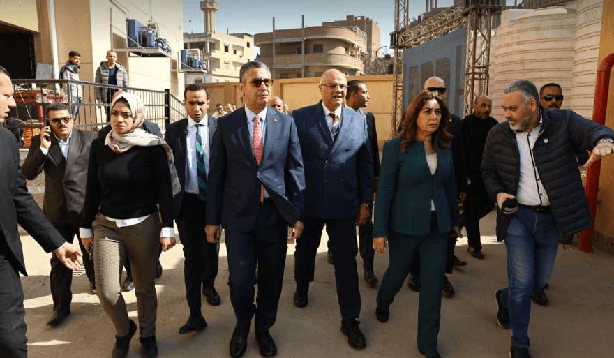 وزيرا التنمية المحلية والتموين ومحافظ القليوبية يفتتحون مجزر كفر شكر النصف آلي المطوّر