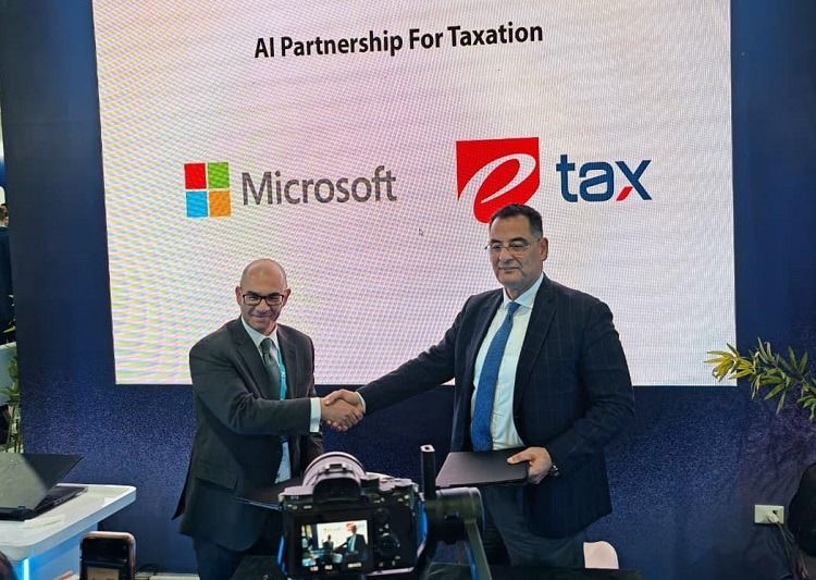إي تاكس ومايكروسوفت توقعان مذكرة تفاهم لدمج الذكاء الاصطناعي في المنظومة الضريبية