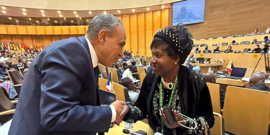 وزير الخارجية يلتقي مفوضة اللجنة الإفريقية لحقوق الإنسان ويؤكد على تعزيز التعاون المشترك