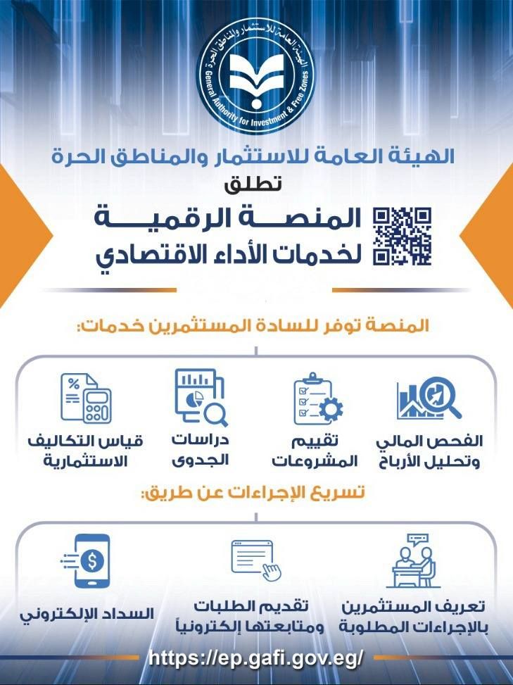 هيئة الاستثمار تطلق المنصة الرقمية لخدمات الأداء الاقتصادي
