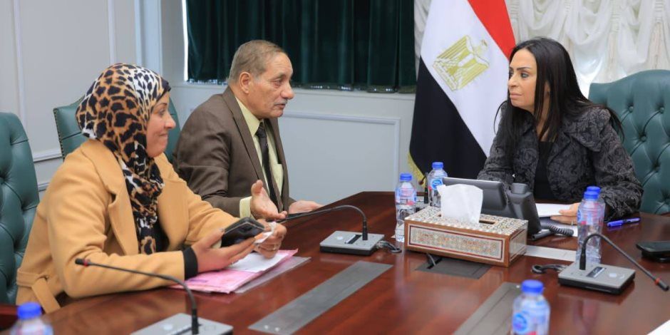 وزيرة التضامن الاجتماعي تلتقي عدداً من أعضاء مجلس النواب