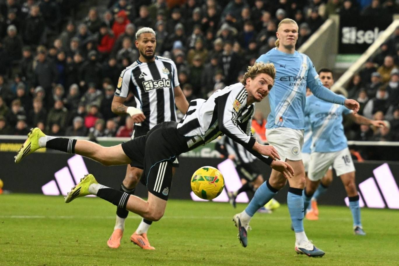 عمر مرموش يشعل مواجهة مانشستر سيتي ونيوكاسل.. أرقام...